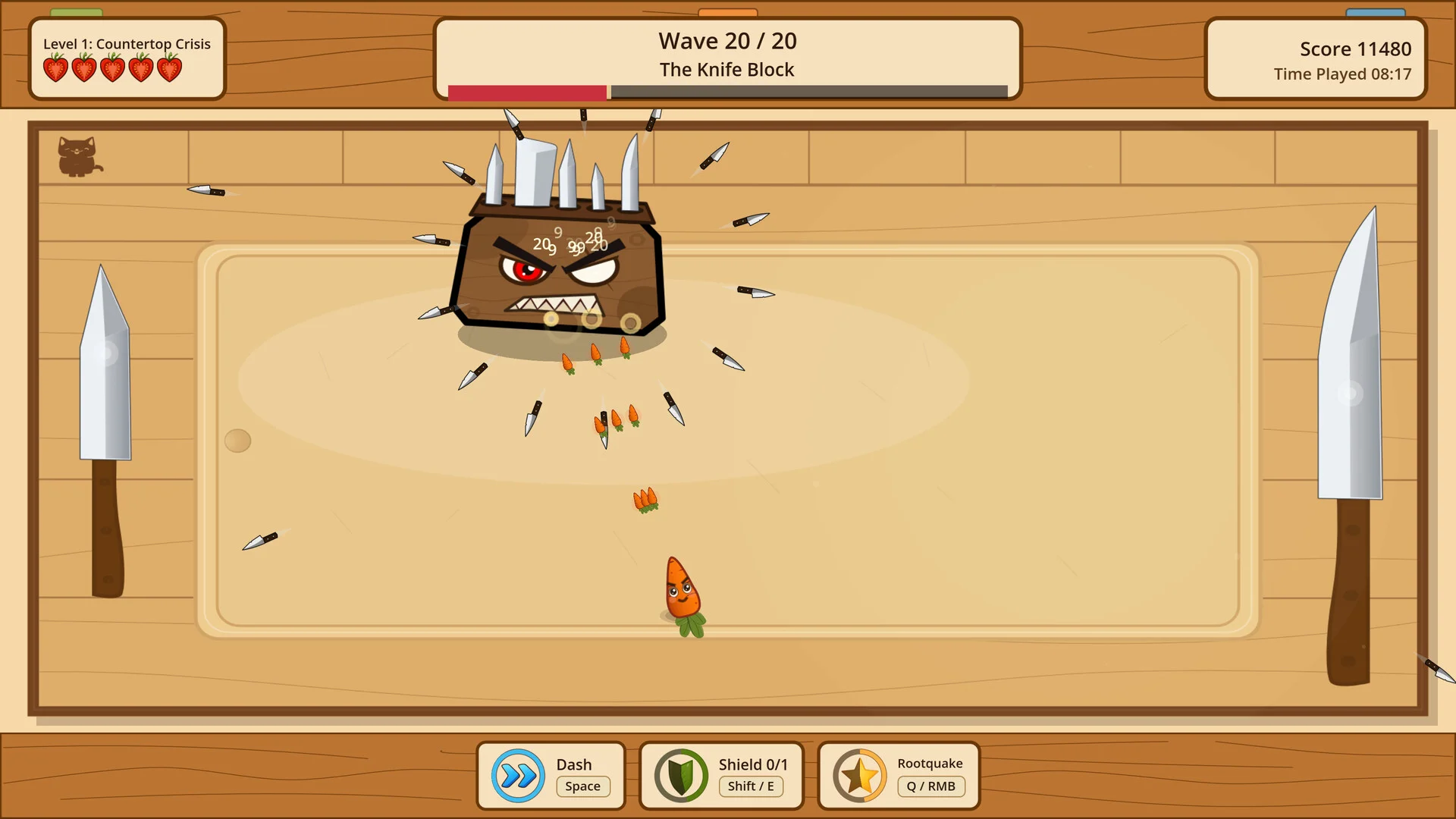 Brave Vegetable: Kitchen Escape