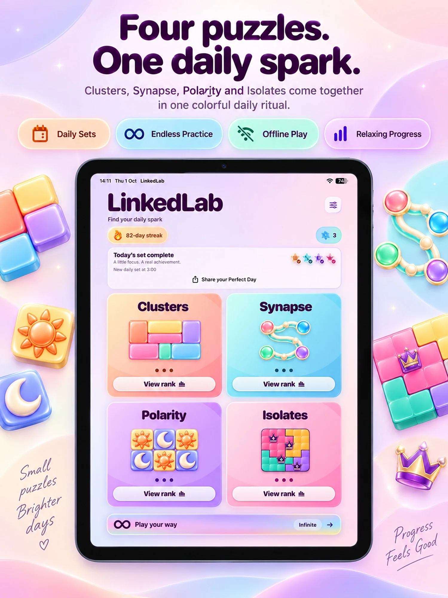 Daily Logic Puzzles: LinkedLab