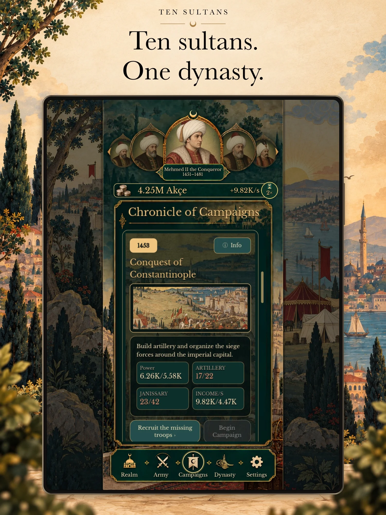 Ten Sultans: Ottoman Chronicle / On Padişah: Osmanlı Kroniği