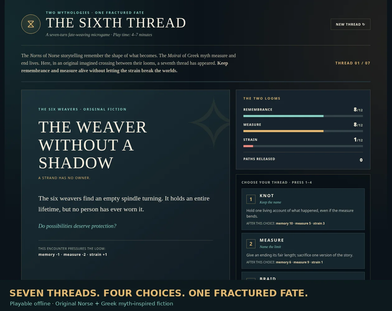 The Sixth Thread — Mythos Collide