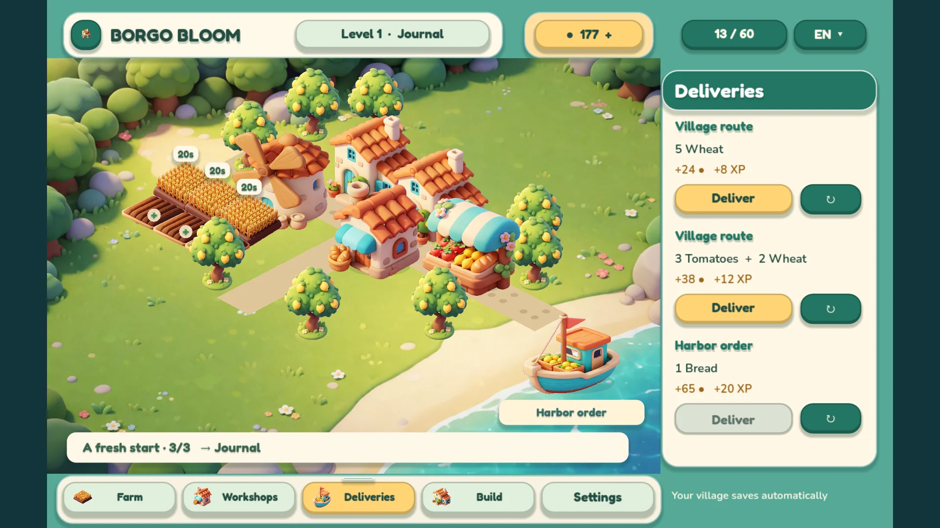 Borgo Bloom: Farm & Town